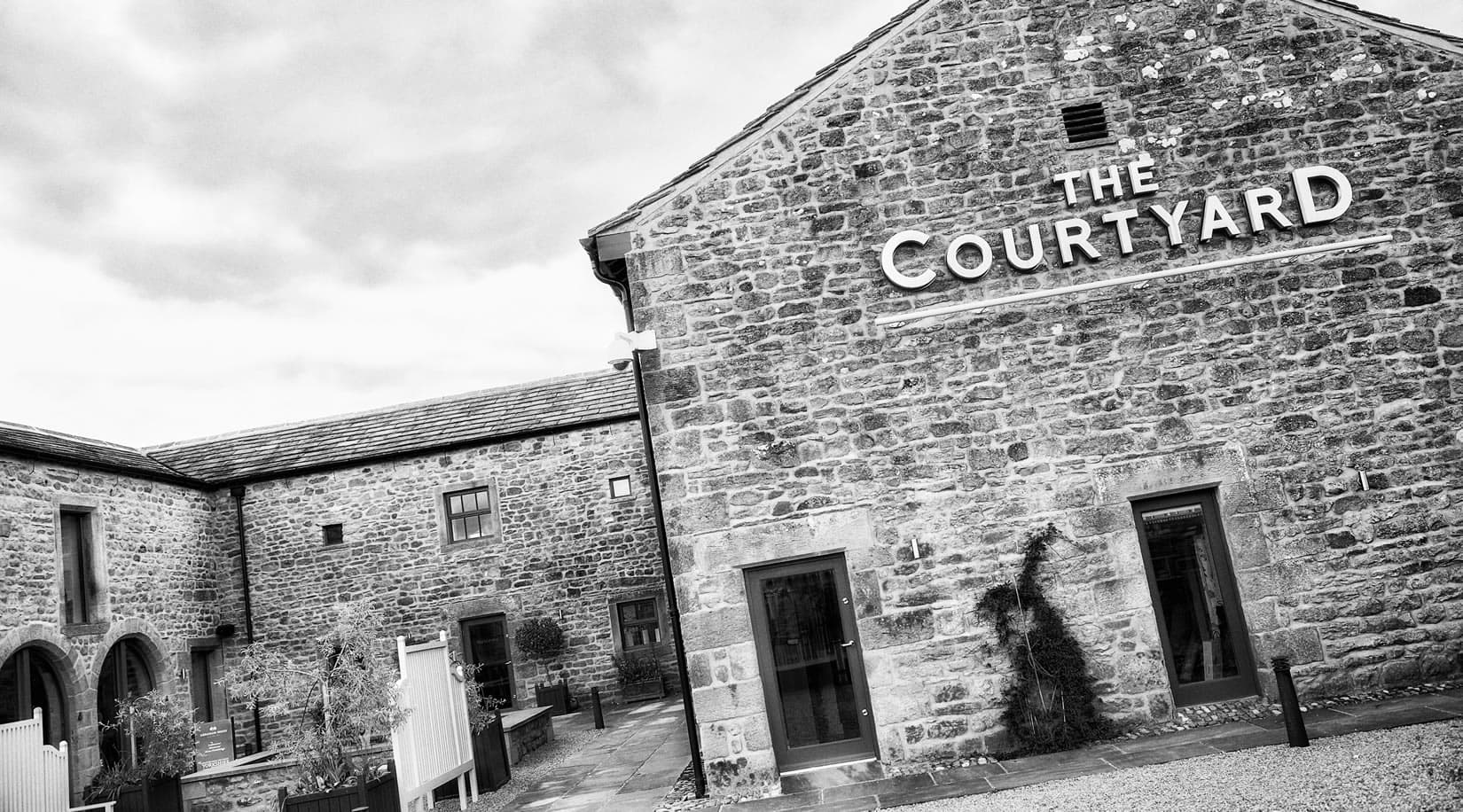 Dining at Brasserie in the Courtyard in giggleswick