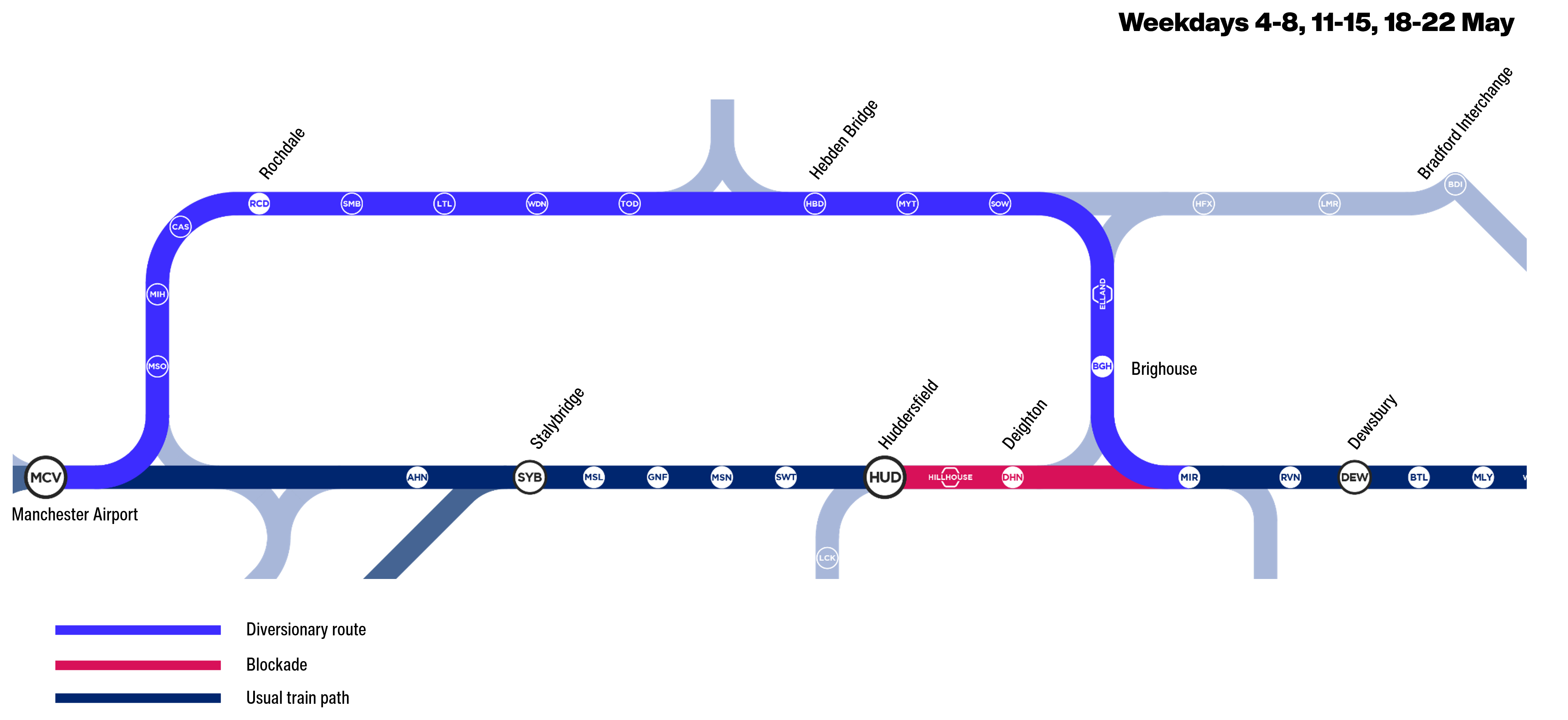 Your Complete Guide to Navigating the Transpennine Route Upgrade works at Bradley Junction and Dewsbury